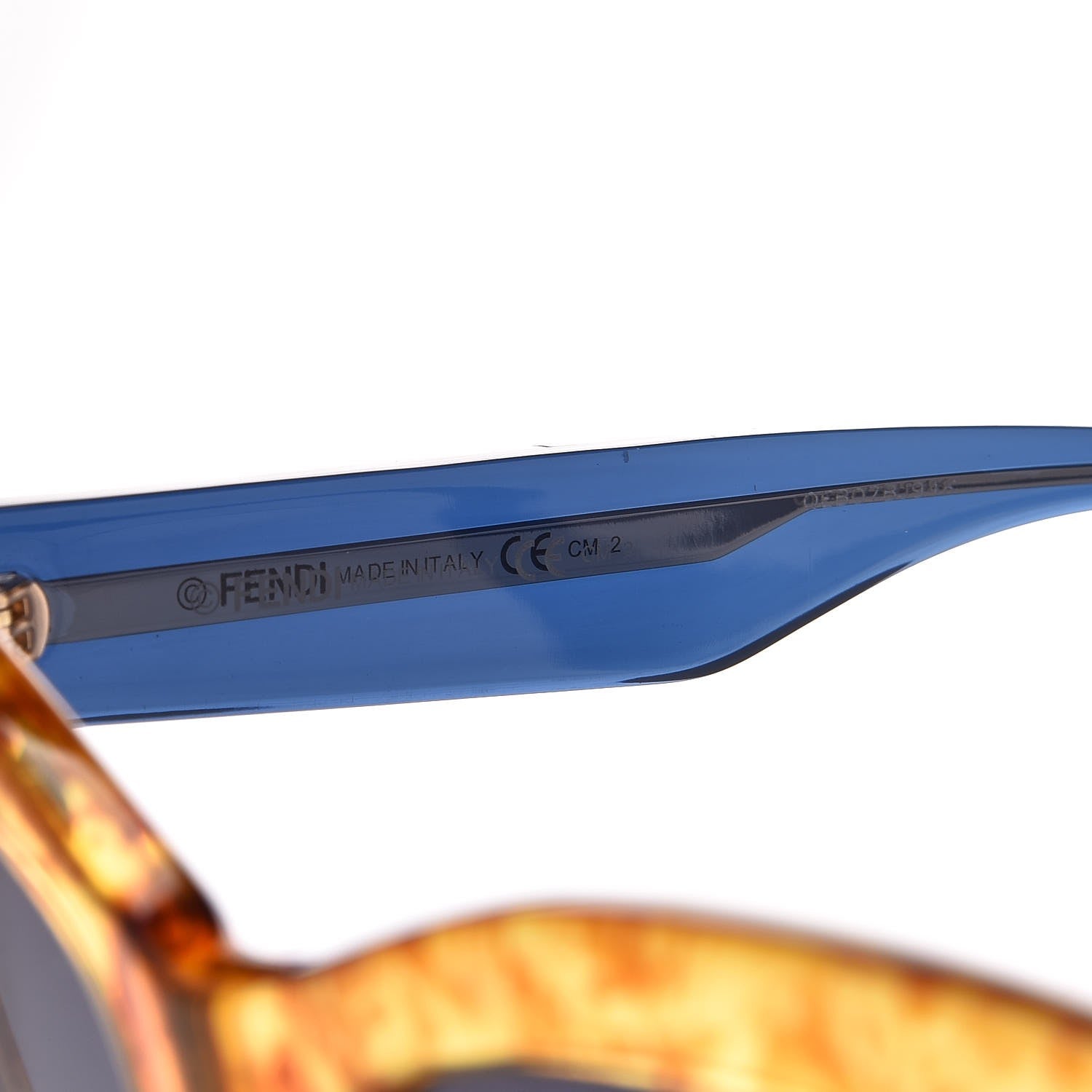 Fendi Sunglasses FF0025/S Gold Havana Blue 6 of 7