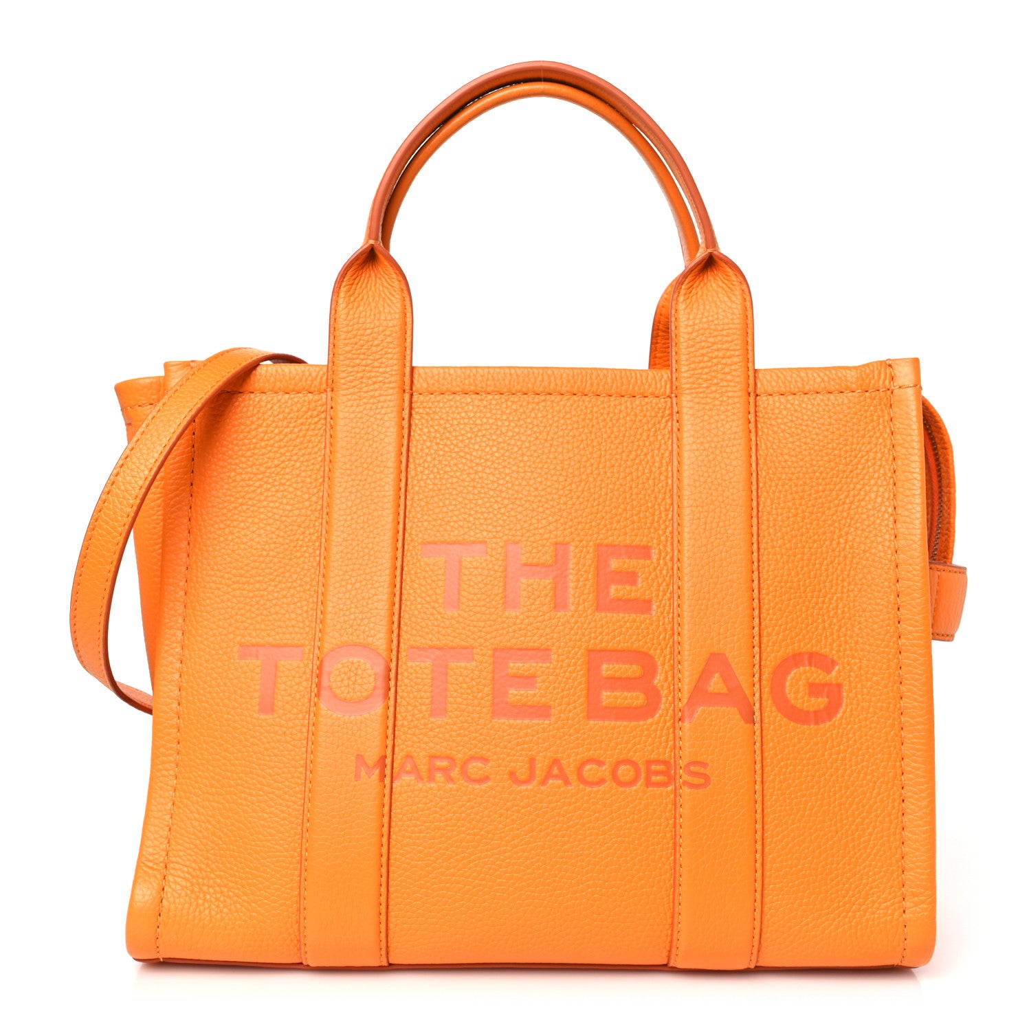 Marc Jacobs Grained Calfskin Medium The Tote Bag Artisan Gold 1 of 11
