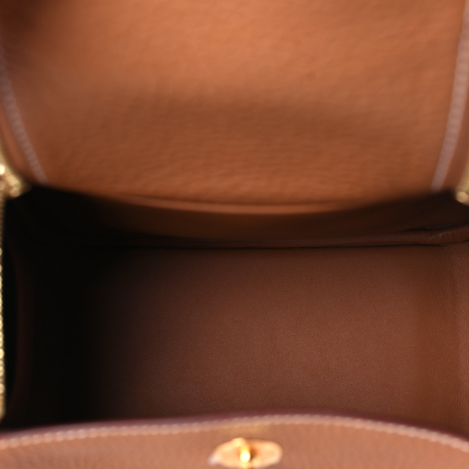 Hermes Taurillon Clemence Mini Lindy 20 Gold 5 of 10