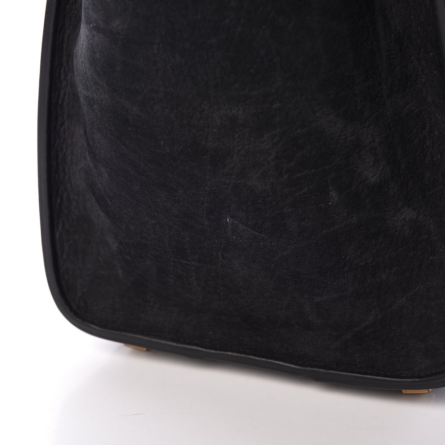Bullhide Calfskin Mini Bi-Color Luggage Black White