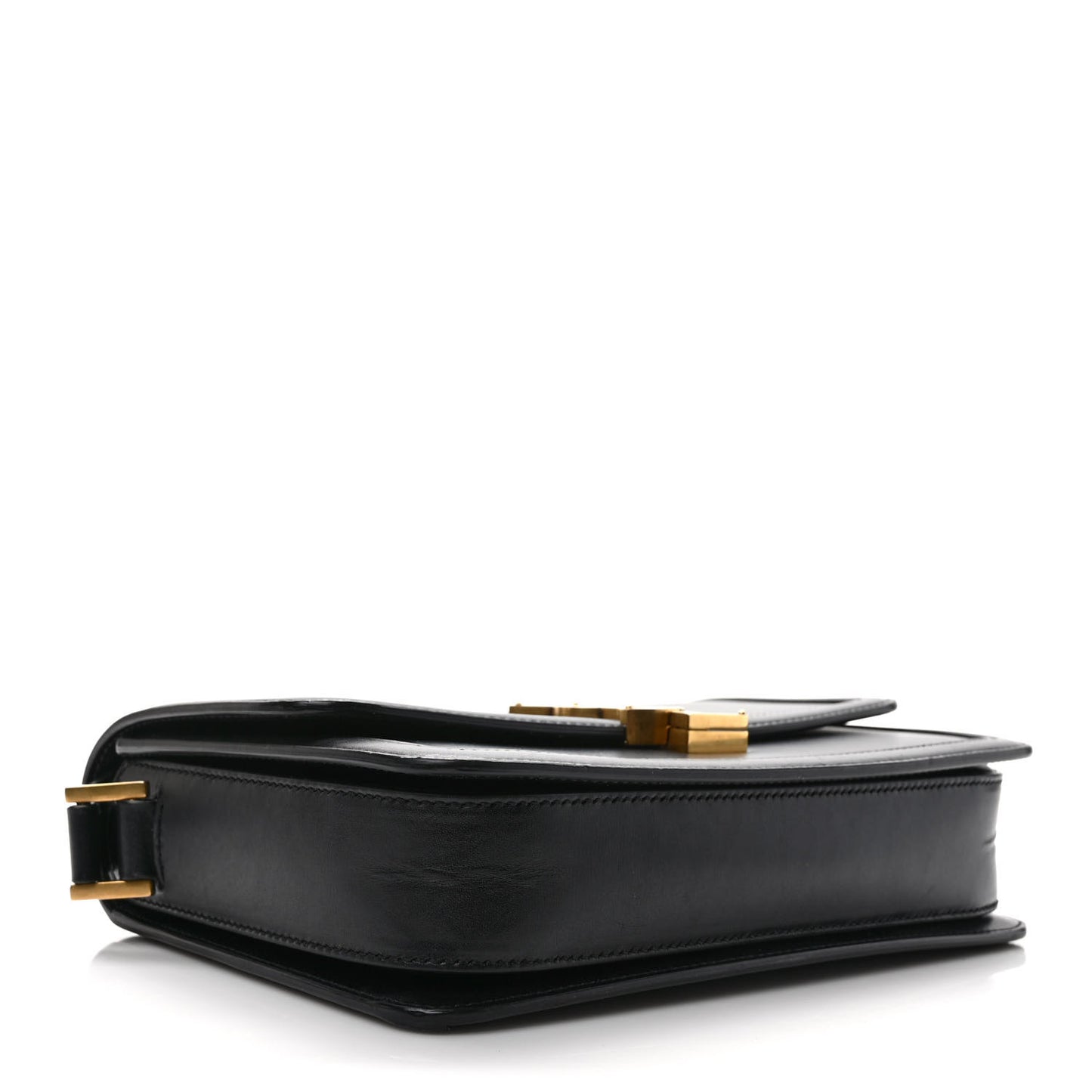 Box Calfskin Monogram Medium Solferino Satchel Black
