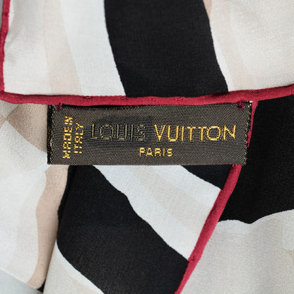 Louis Vuitton Silk Zebra Square Scarf Muticolor 4 of 4