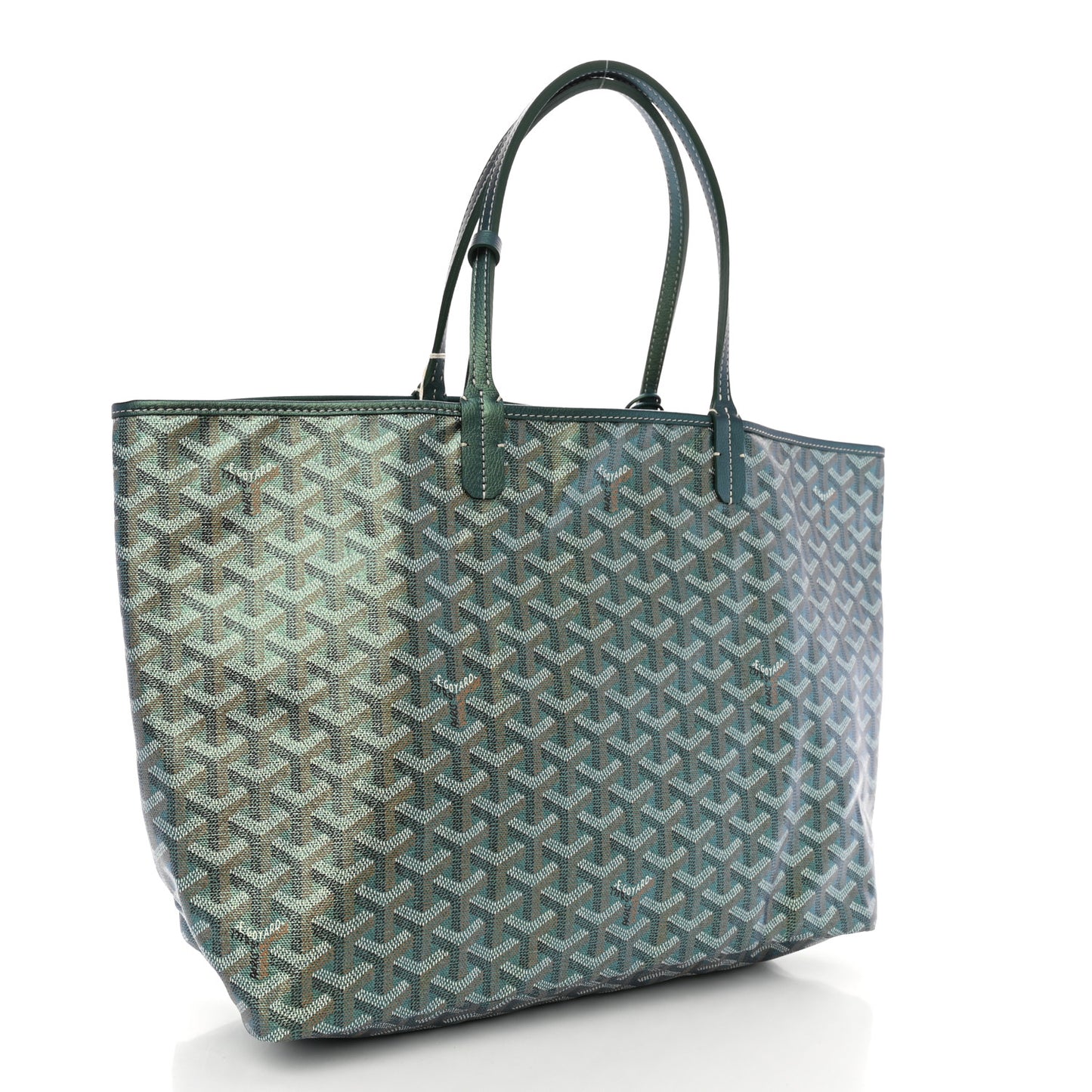 Iridescent Goyardine Saint Louis PM Pearly Green