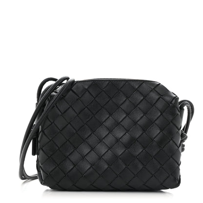 Bottega Veneta Nappa Intrecciato Mini Loop Camera Bag Black 1 of 11