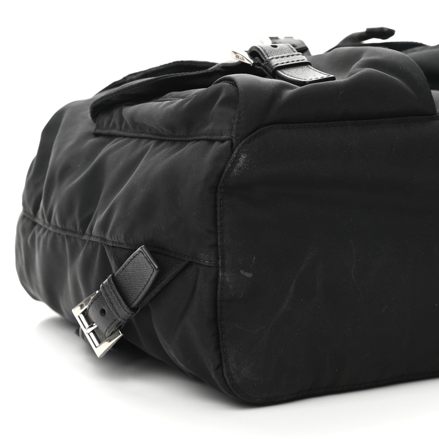 Prada Nylon Vela Medium Backpack Black 10 of 12