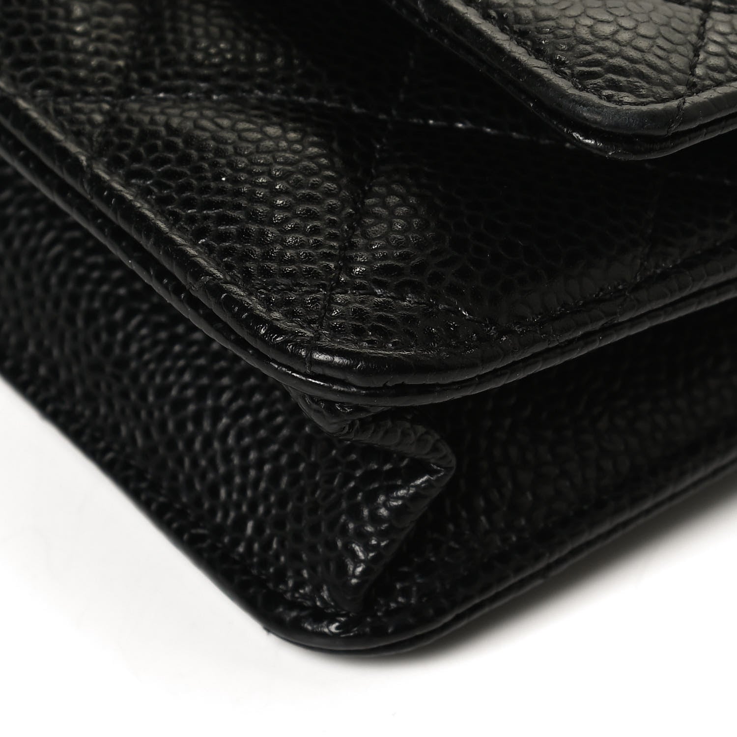 Chanel Caviar Quilted Wallet On Chain WOC Black 11 of 13