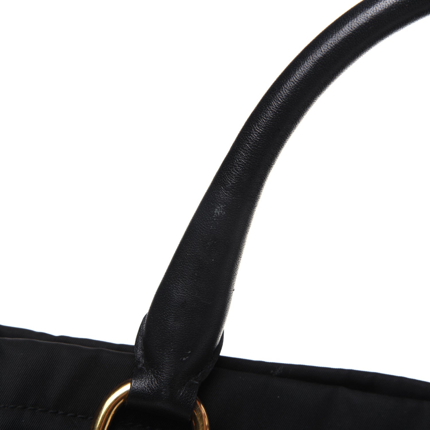 Prada Tessuto Nylon Soft Calf Tote Black 48 of 53