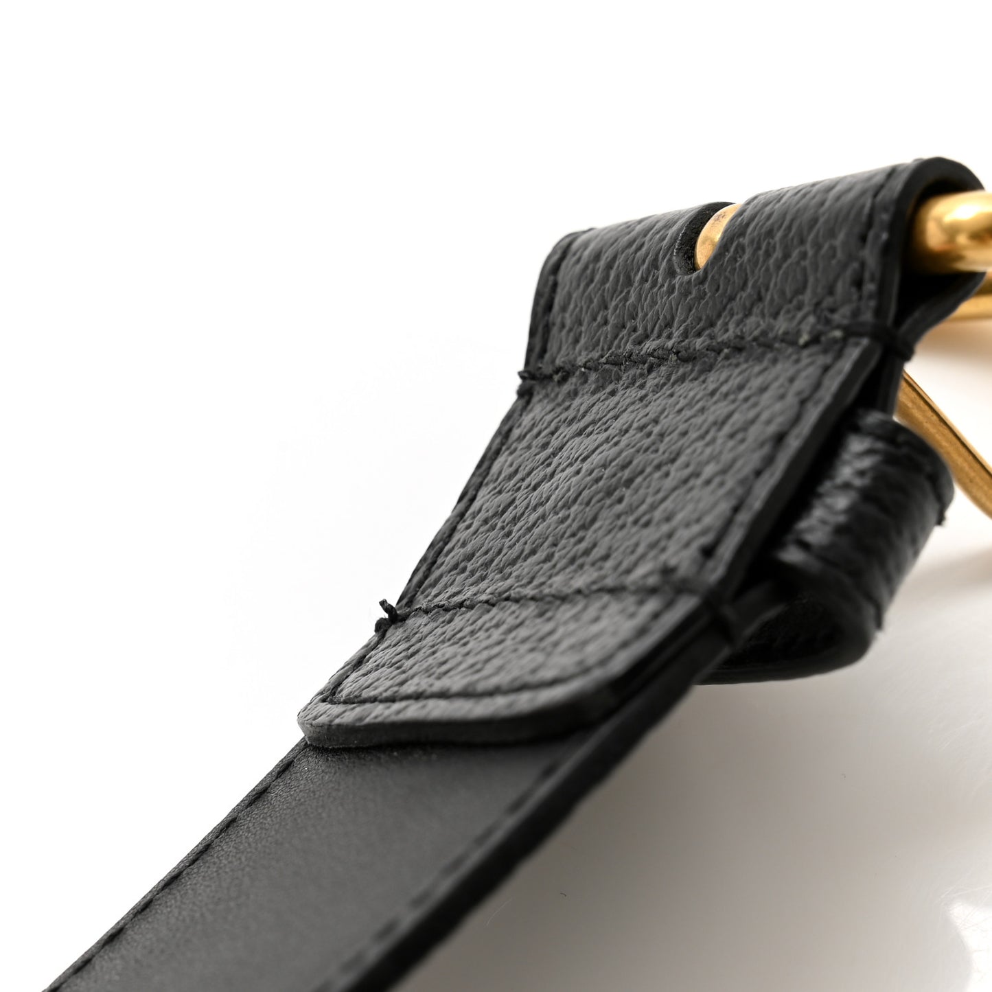 Textured Dollar Calfskin 40mm Belt 85 34 Black