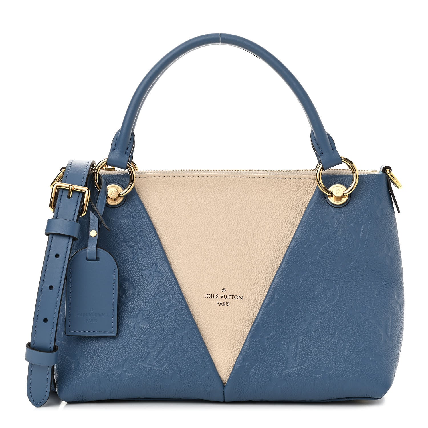 Louis Vuitton Empreinte V Tote BB Denim Creme 1 of 10