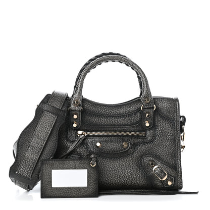 Balenciaga Grained Calfskin Classic Gold Hardware Mini City Ombre Grey Gradient 1 of 8