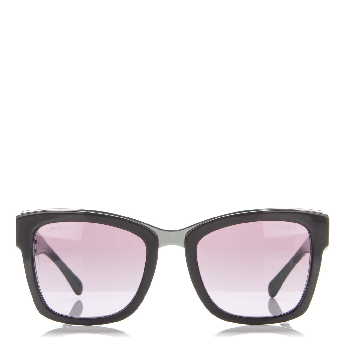 Square Chain Sunglasses 5362-Q Burgundy