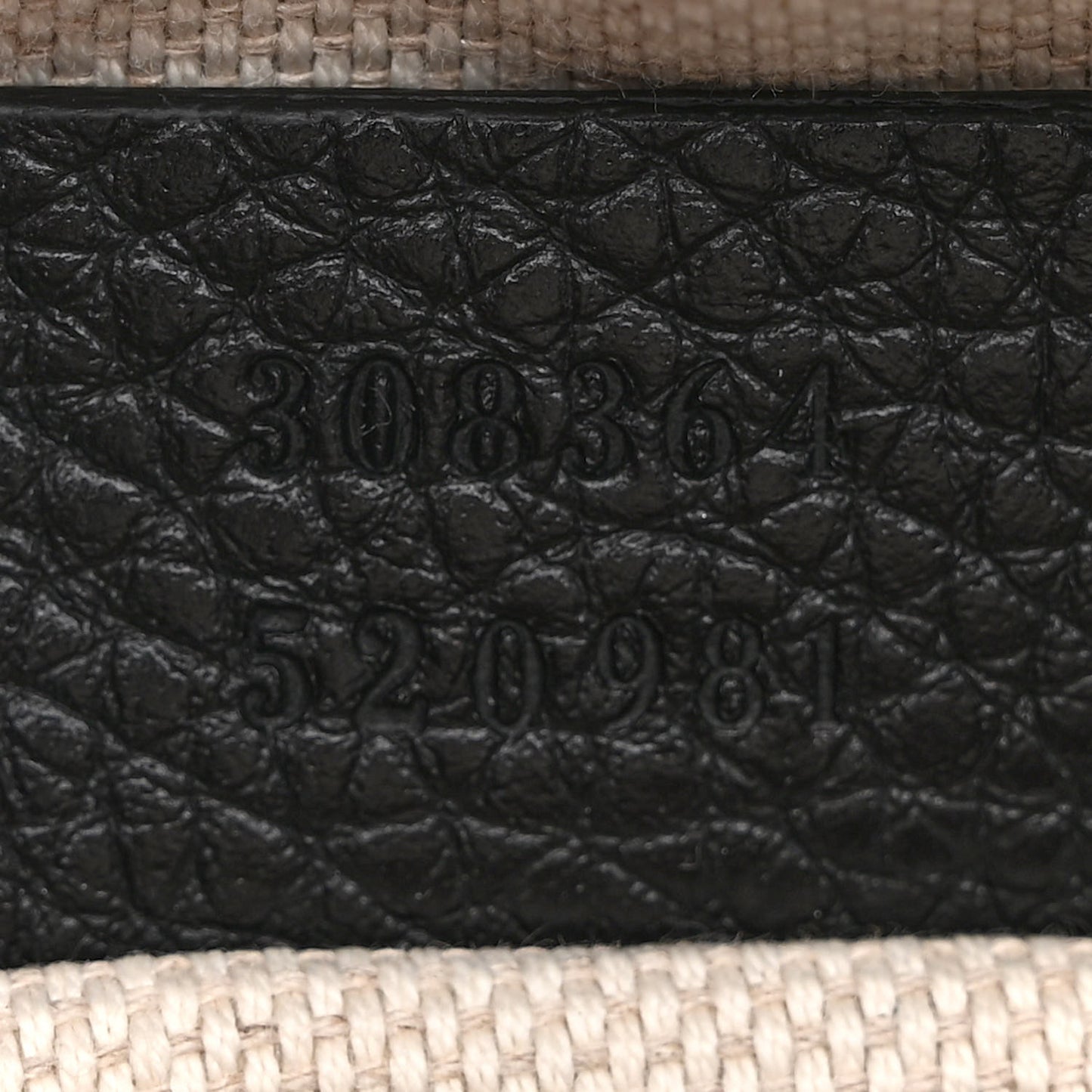 Pebbled Calfskin Small Soho Disco Bag Black