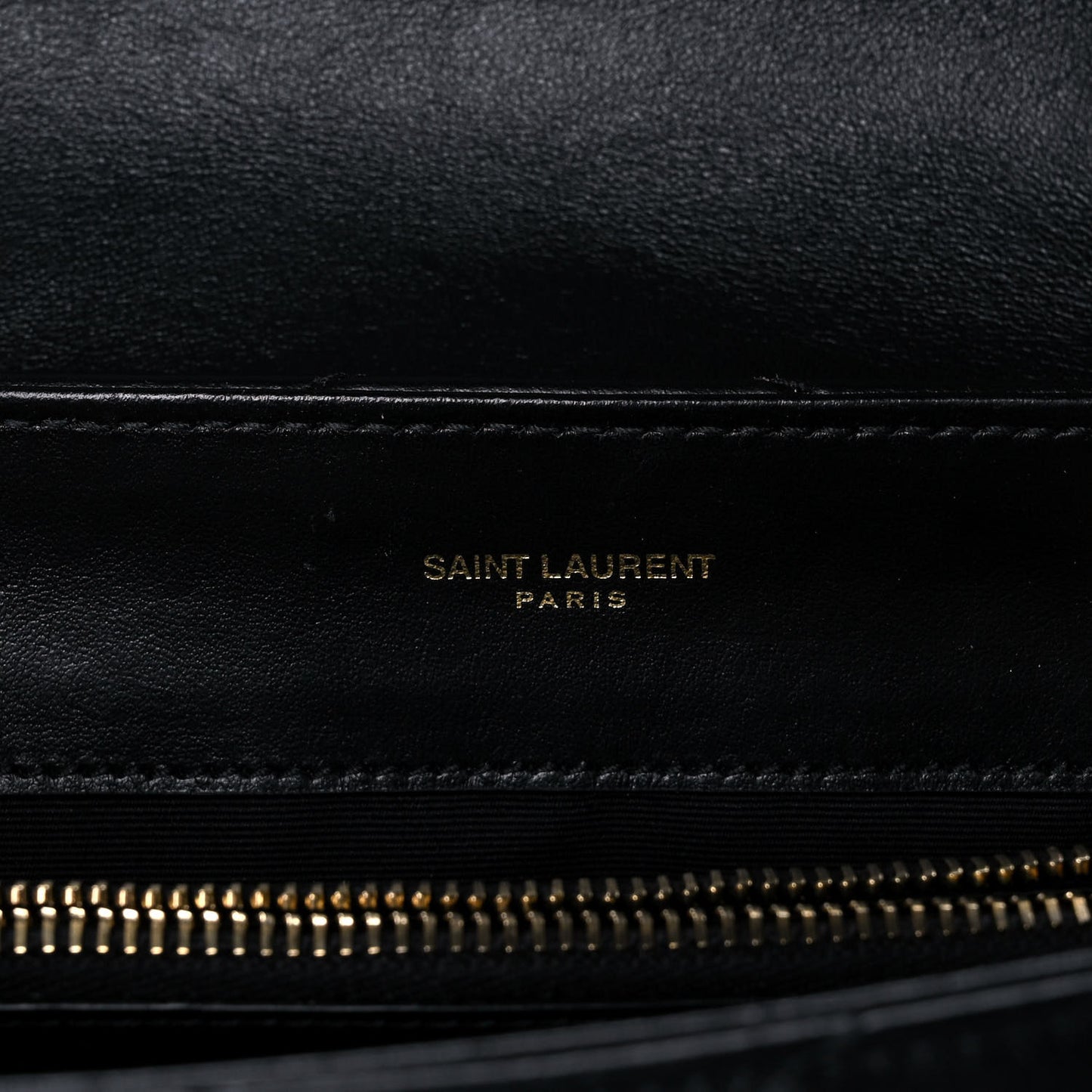 Calfskin Y Quilted Monogram Small Loulou Chain Satchel Black