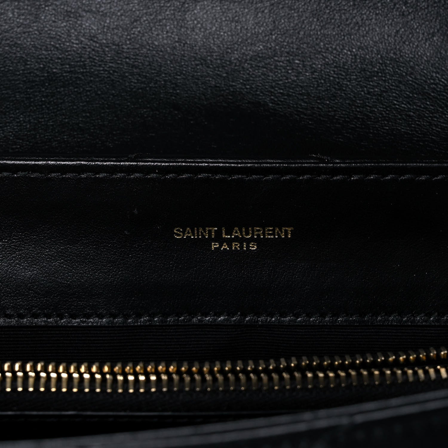 Saint Laurent Calfskin Y Quilted Monogram Small Loulou Chain Satchel Black 6 of 11