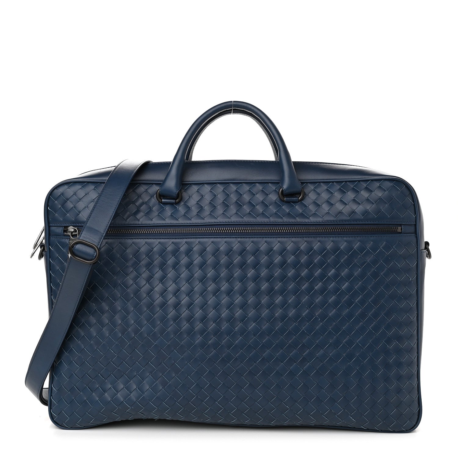 Bottega Veneta Nappa Intrecciato Briefcase Pacific 1 of 11
