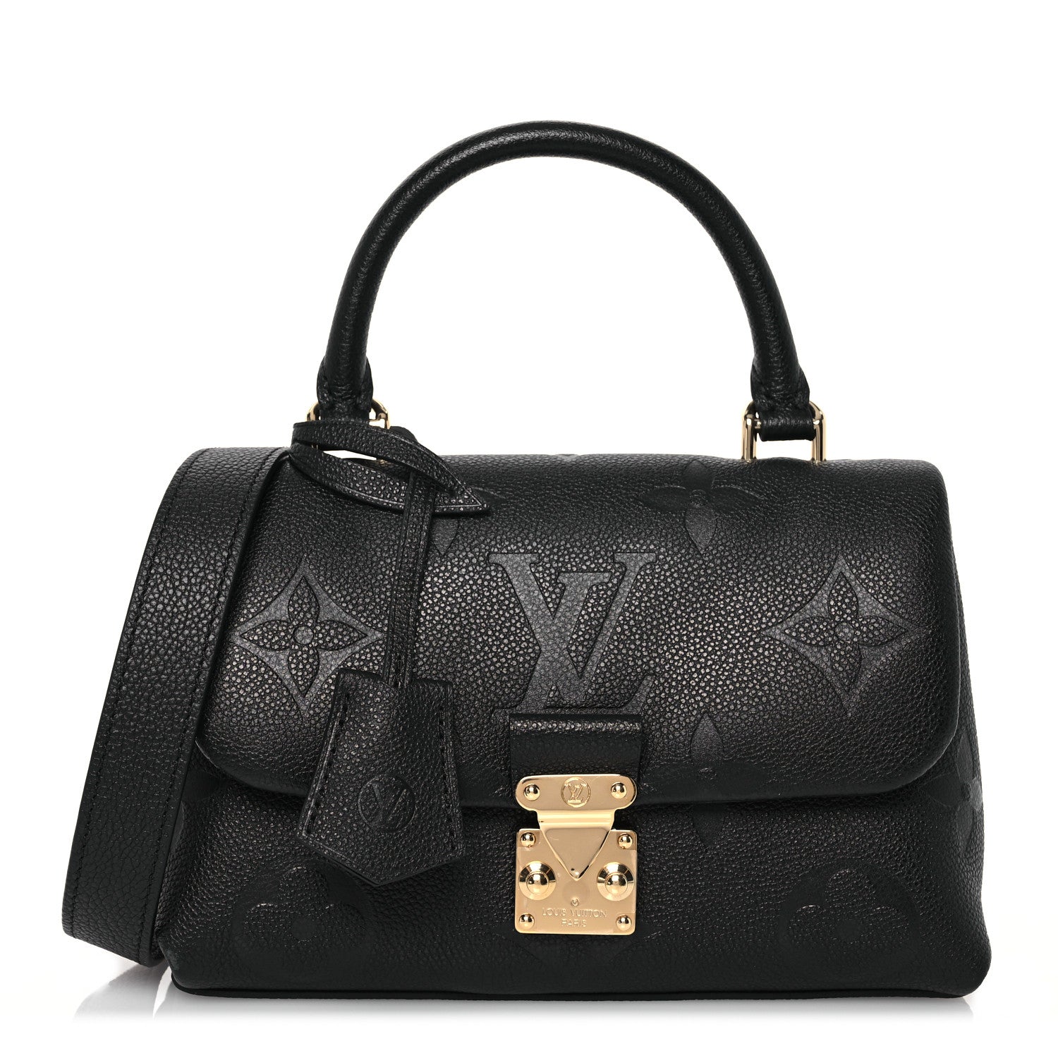 Louis Vuitton Empreinte Monogram Giant Madeleine BB Black Beige 1 of 13