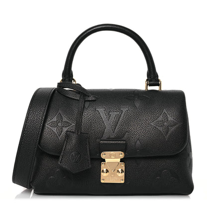 Louis Vuitton Empreinte Monogram Giant Madeleine BB Black Beige 1 of 13