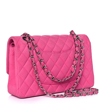 Chanel Iridescent Caviar Quilted Medium Double Flap Pink 2 of 11