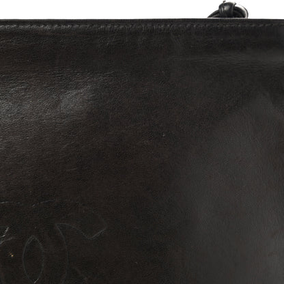 Chanel Lambskin CC Camellia Cosmetic Pouch Black 12 of 12