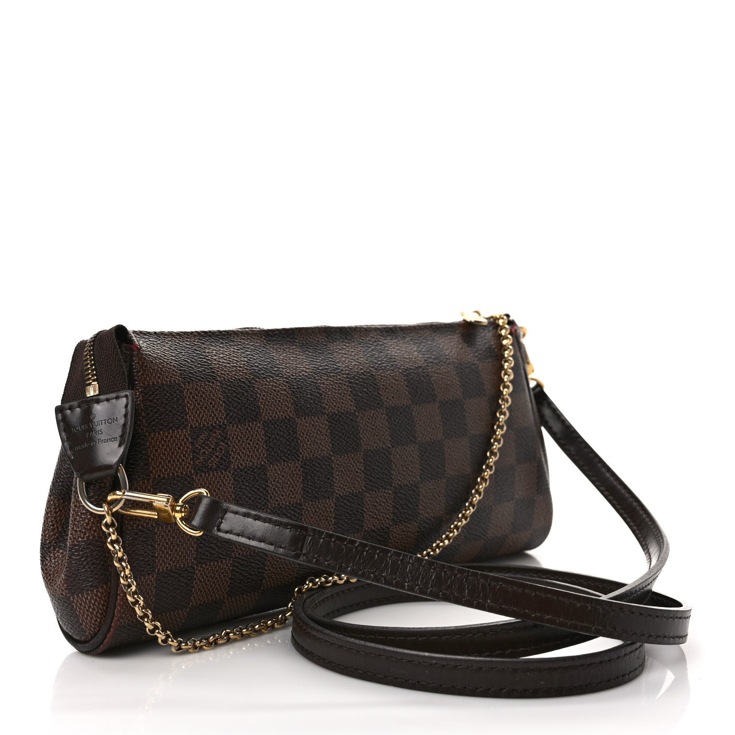 Louis Vuitton Damier Ebene Eva Clutch 3 of 11