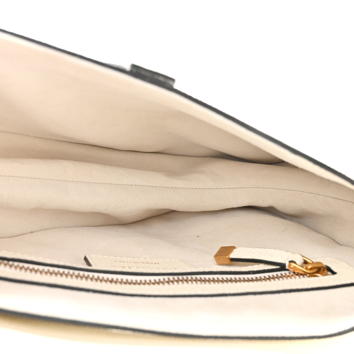 Grained Calfskin Saddle Bag With Strap Latte