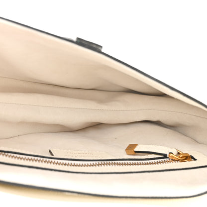 Christian Dior Grained Calfskin Saddle Bag With Strap Latte 5 of 10