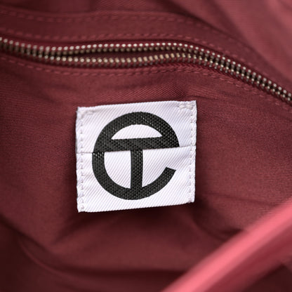 Telfar Vegan Leather Large Shopping Bag Oxblood 6 of 12