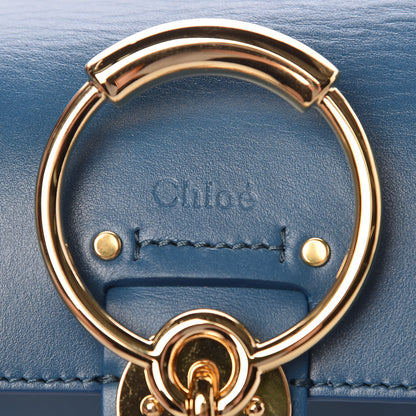 Chloe Calfskin Small Tess Bag Vinyl Blue 8 of 10