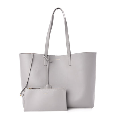 Saint Laurent Calfskin Large Shopping Tote Granite 1 of 13