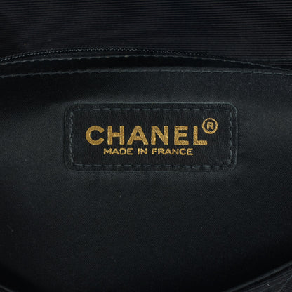 Chanel Grosgrain Quilted Mini Square Flap Black 6 of 8