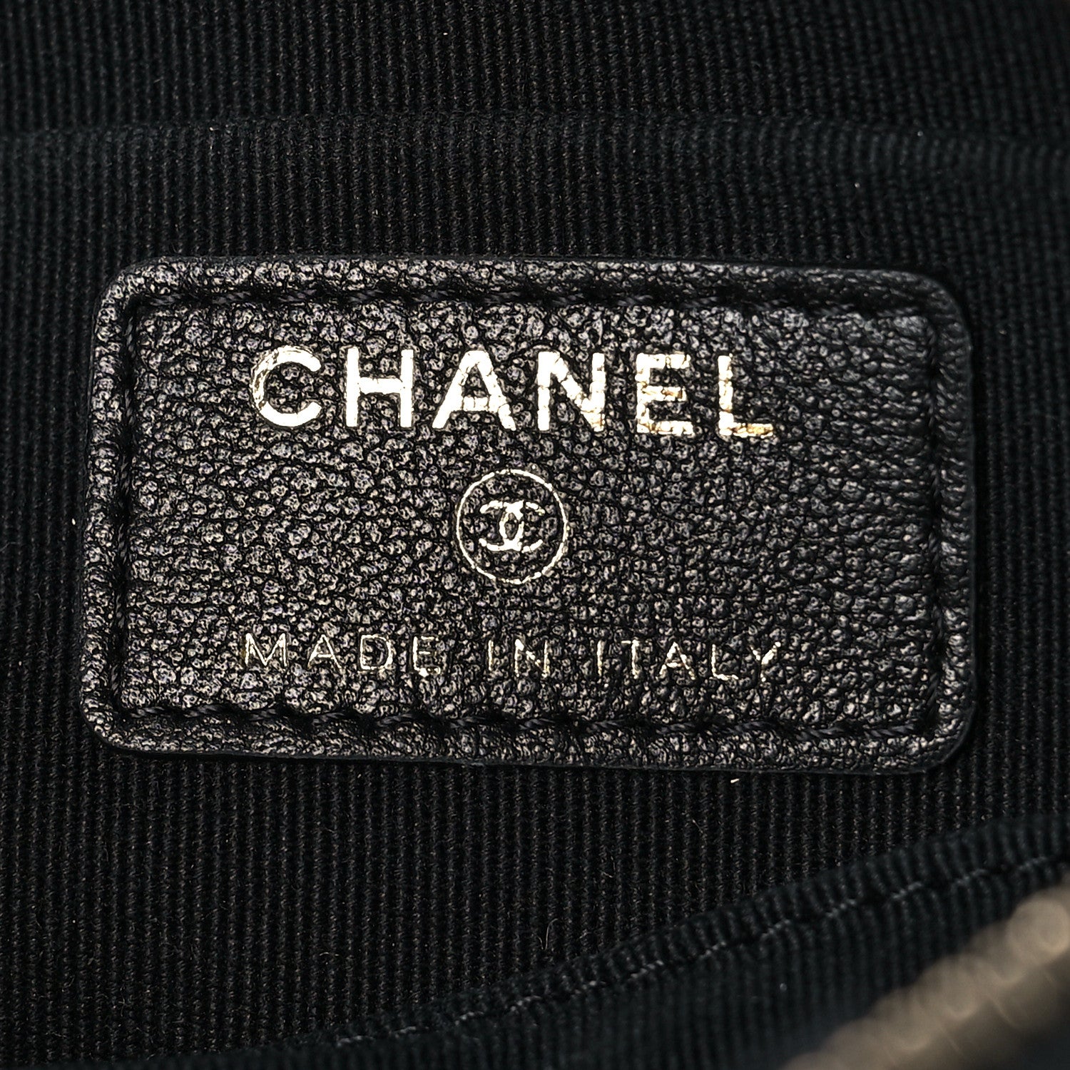 Chanel Nylon Grosgrain Quilted Lifestyle Clutch with Chain Black 6 of 9