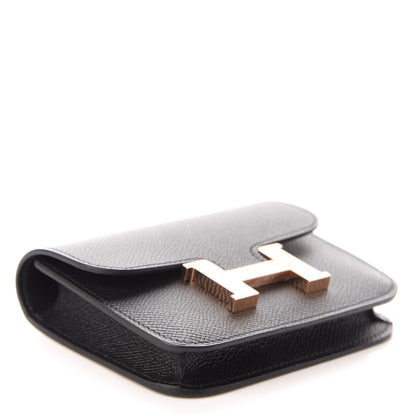 Hermes Epsom Constance Slim Wallet Black 5 of 7