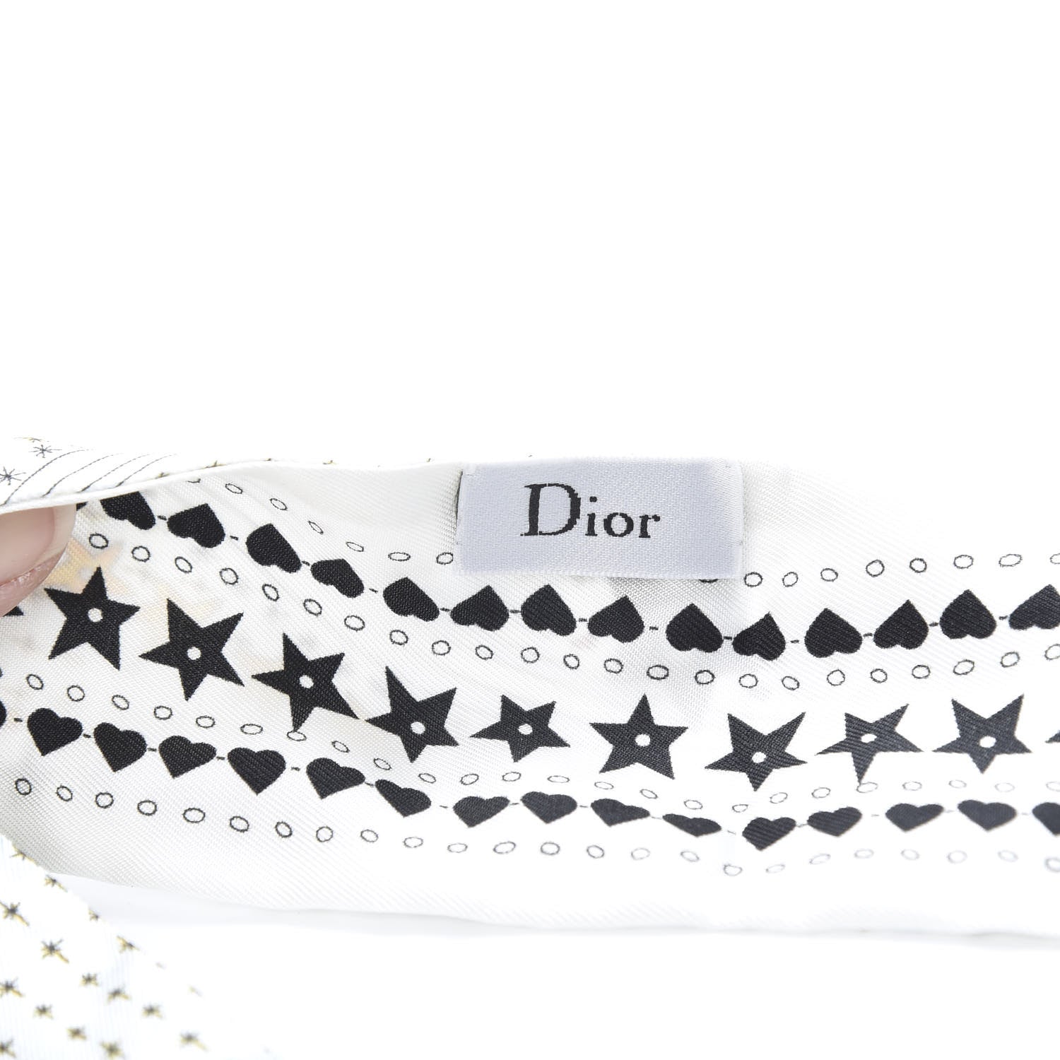 Christian Dior Silk High Priestess Tarot Mitzah Scarf Off White 2 of 3