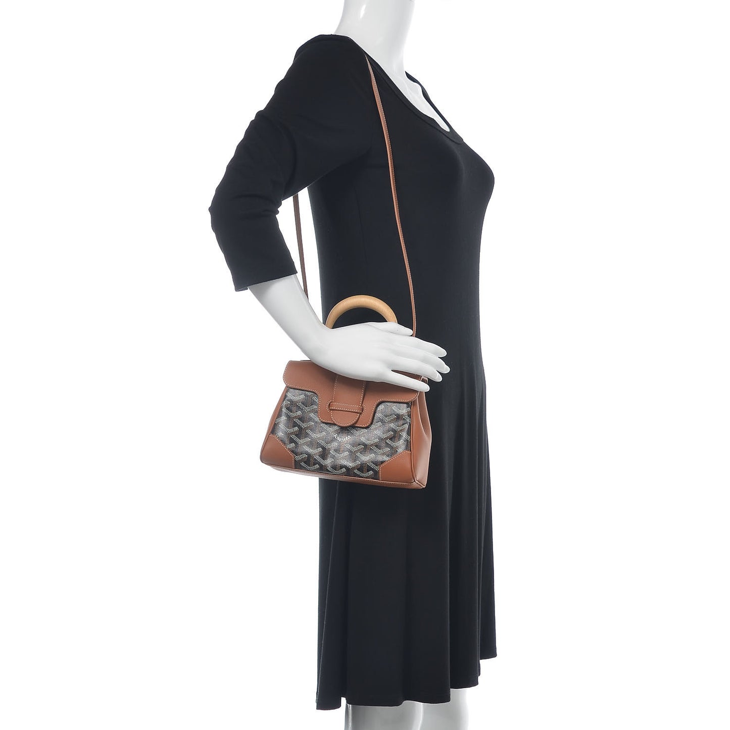 Goyardine Mini Saigon Black Gold