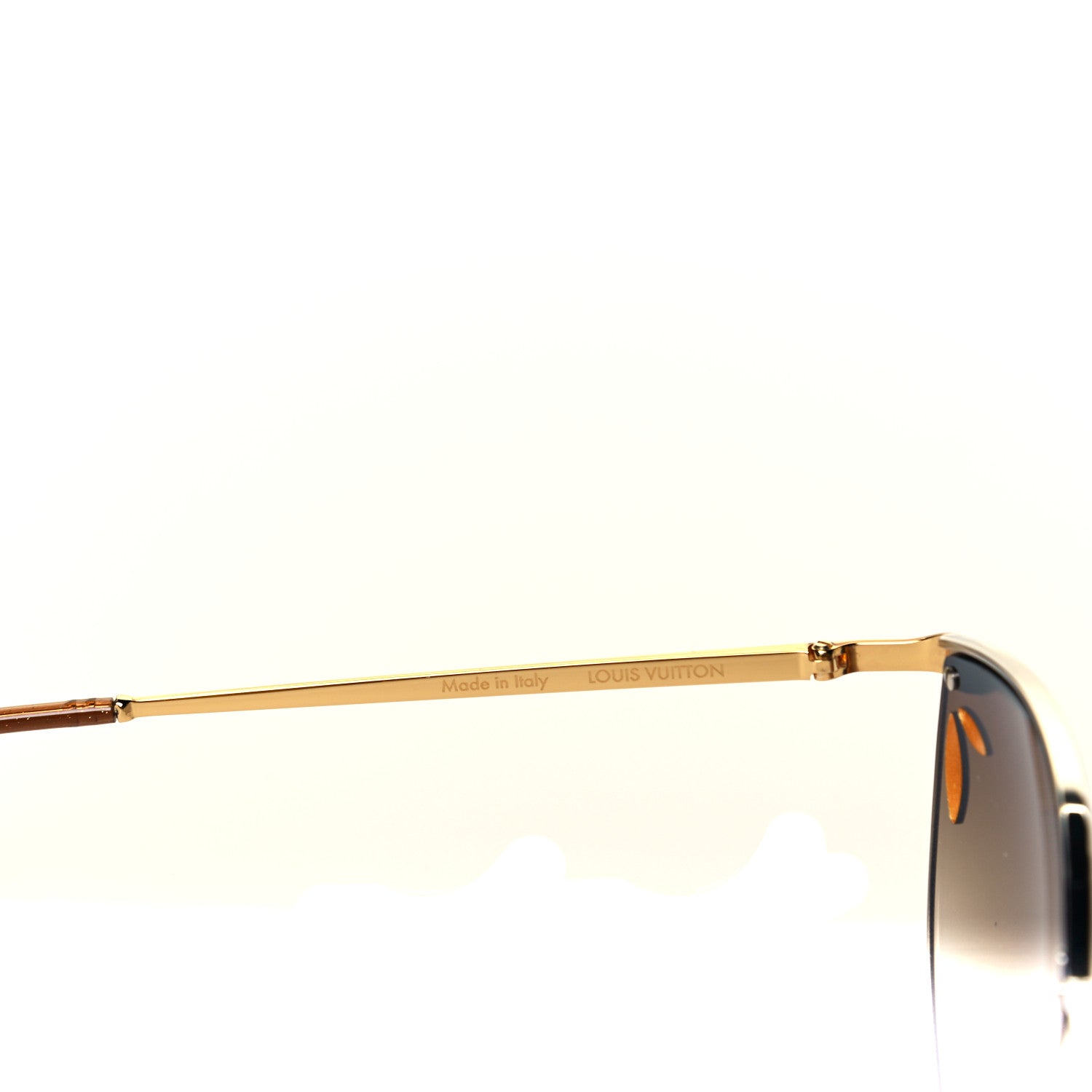 Louis Vuitton Lila Pilot Sunglasses Z0810U Brown Glitter 5 of 6