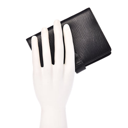 Louis Vuitton Epi Small Ring Agenda Cover Black 2 of 9