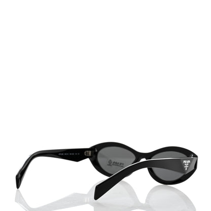 Prada Acetate Oval Sunglasses SPR 26Z Black 4 of 8