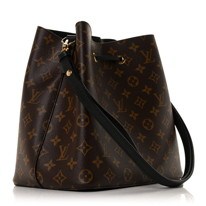 Louis Vuitton Monogram Neonoe MM Black 3 of 7