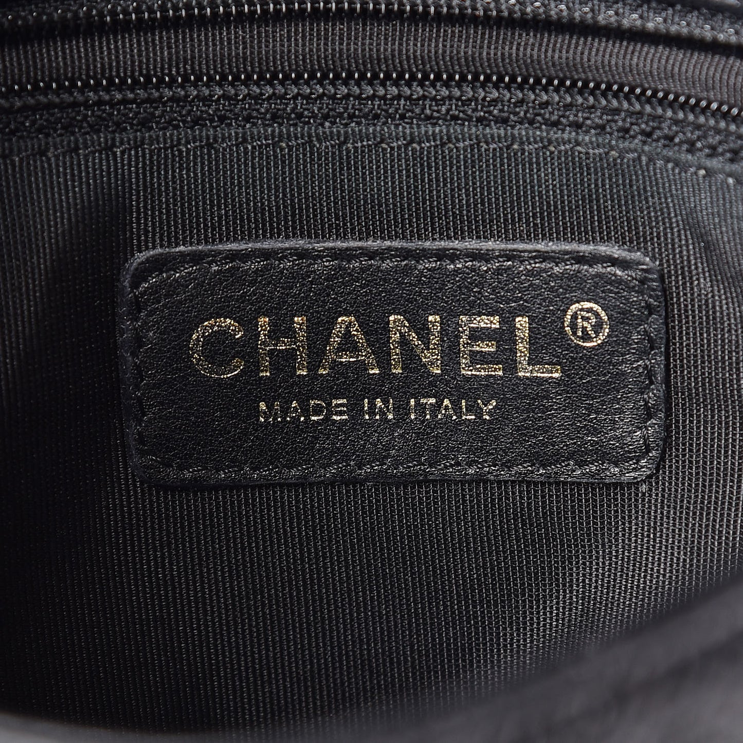 Caviar Quilted Flap Shoulder Bag Black