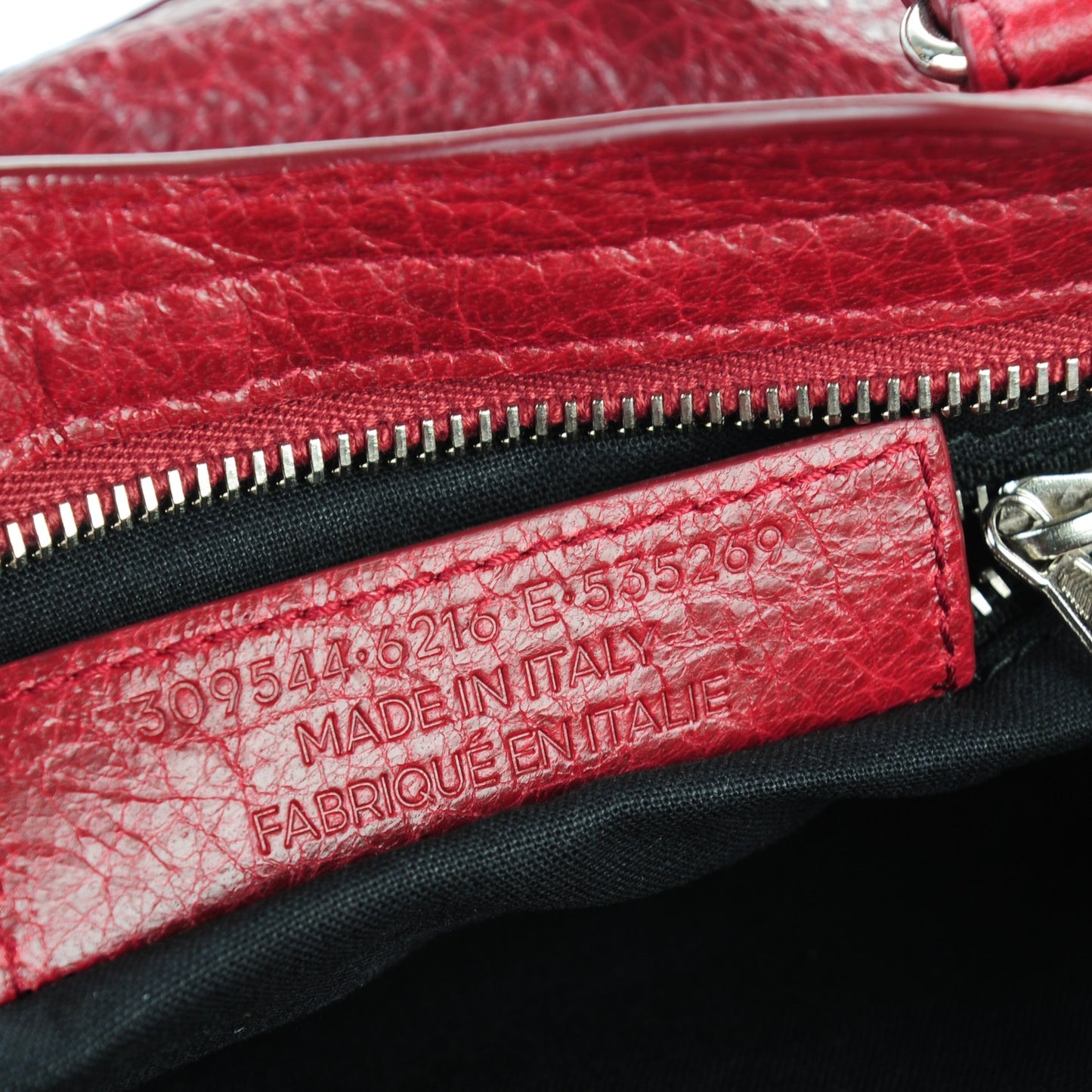 Agneau Giant 12 Silver Hardware Mini City Rouge Cerise