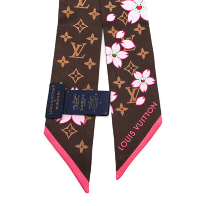 Louis Vuitton LV X TM Silk Monogram Cherry Blossom BB Bandeau Tan 2 of 3