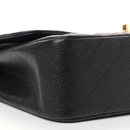 Chanel Caviar Quilted Jumbo Double Flap Black 8 of 11