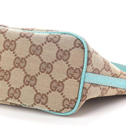 Gucci Monogram Boat Pochette Teal 9 of 9