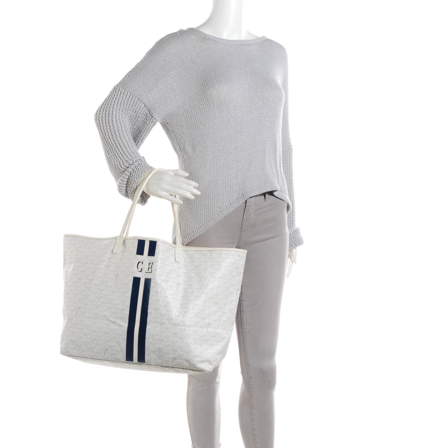 Goyard Goyardine Saint Louis GM White 2 of 7
