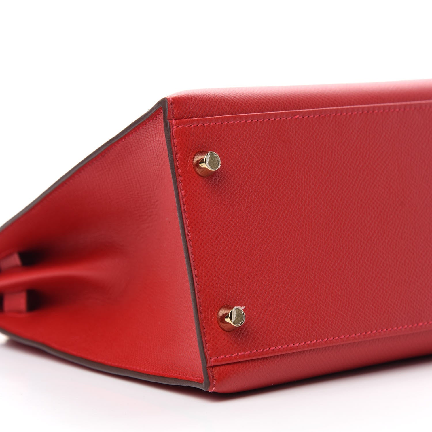 Hermes Epsom Kelly Sellier 32 Rouge Casaque 6 of 11