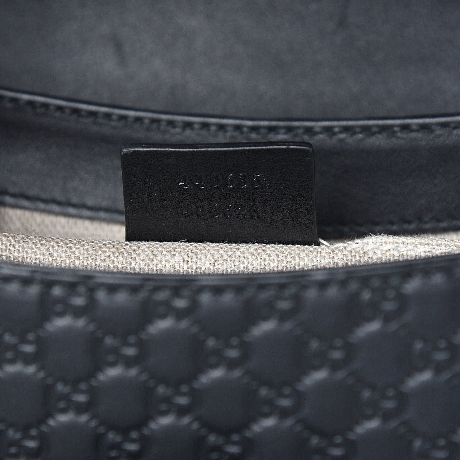 Gucci Microguccissima Medium Emily Chain Shoulder Bag Black 6 of 9