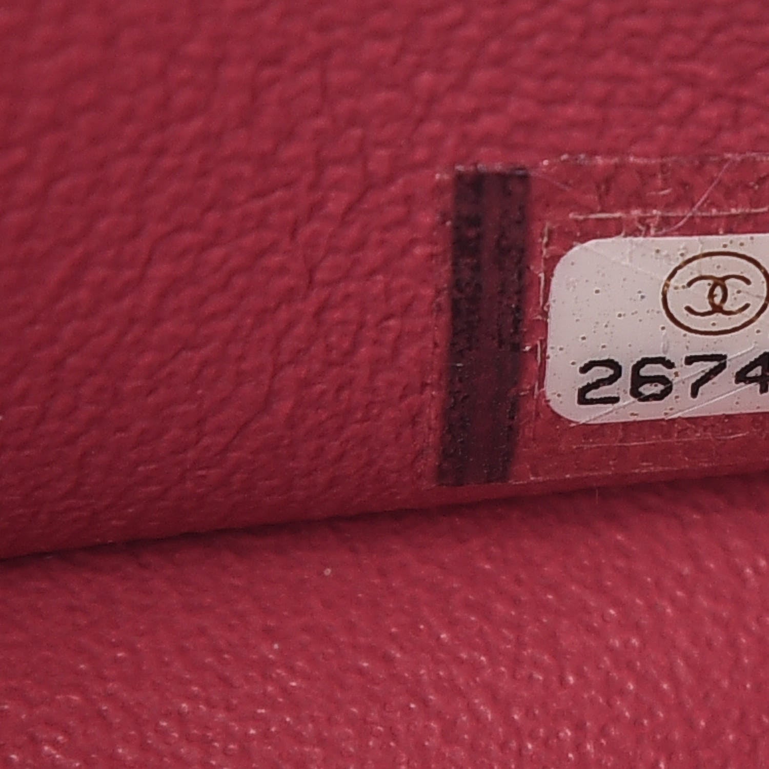 Chanel Caviar Quilted Medium Double Flap Dark Red 8 of 12