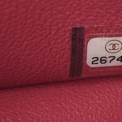 Chanel Caviar Quilted Medium Double Flap Dark Red 8 of 12