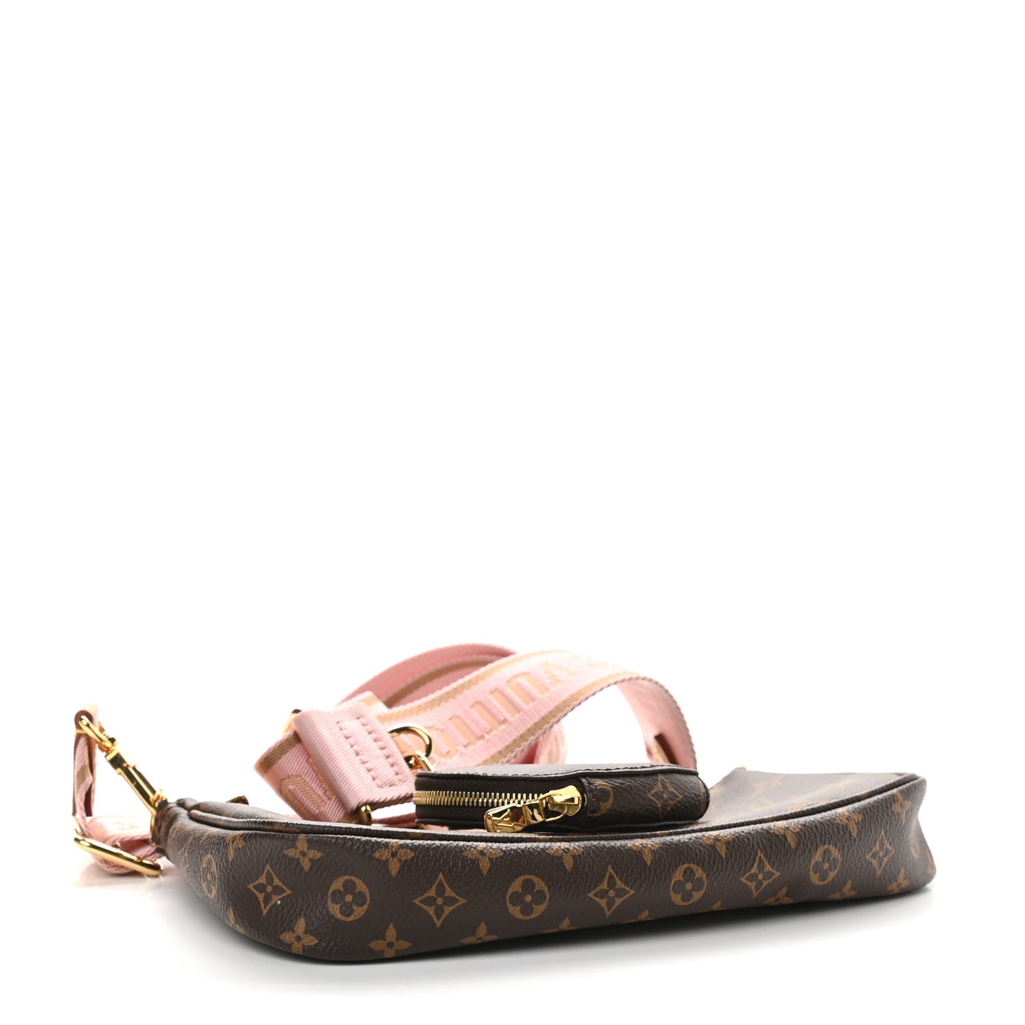 Monogram Multi Pochette Accessories Large Pochette Rose Clair