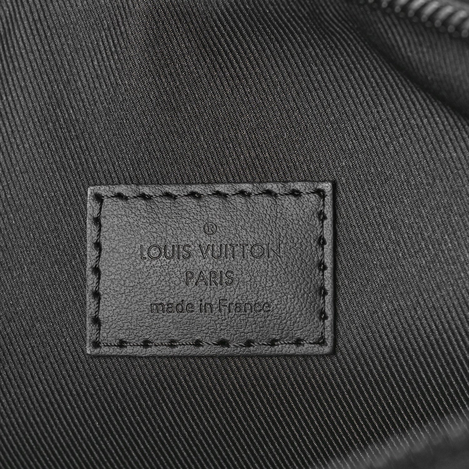 Louis Vuitton Grained Calfskin Aerogram Takeoff Pouch Black 6 of 10